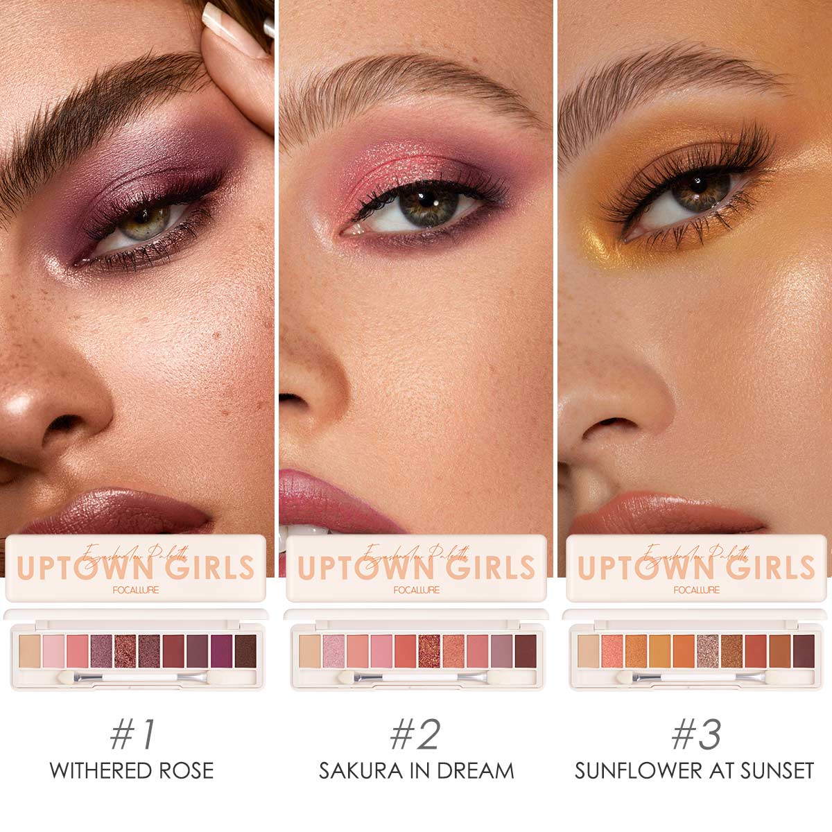 6 Focallure Uptown Girls Eyeshadow Palette