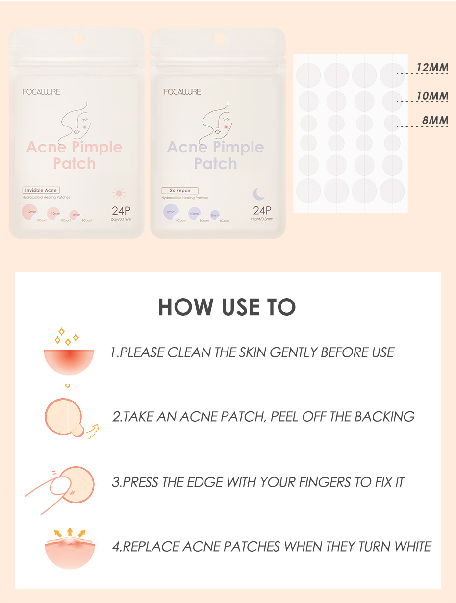 Focallure Acne/Pimple (Night/Day) Patch