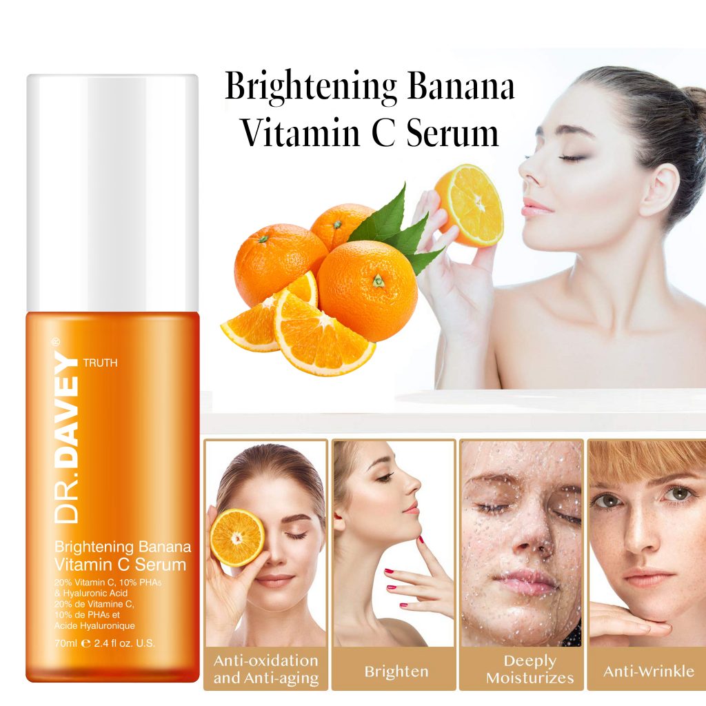 DR.DAVEY Brightening Banana Vitamin C Serum 70ml Focallure Pakistan