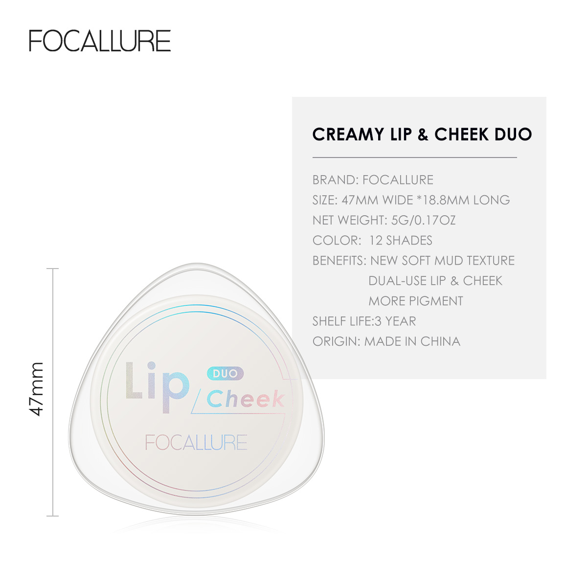 Focallure Lip & Cheek Duo