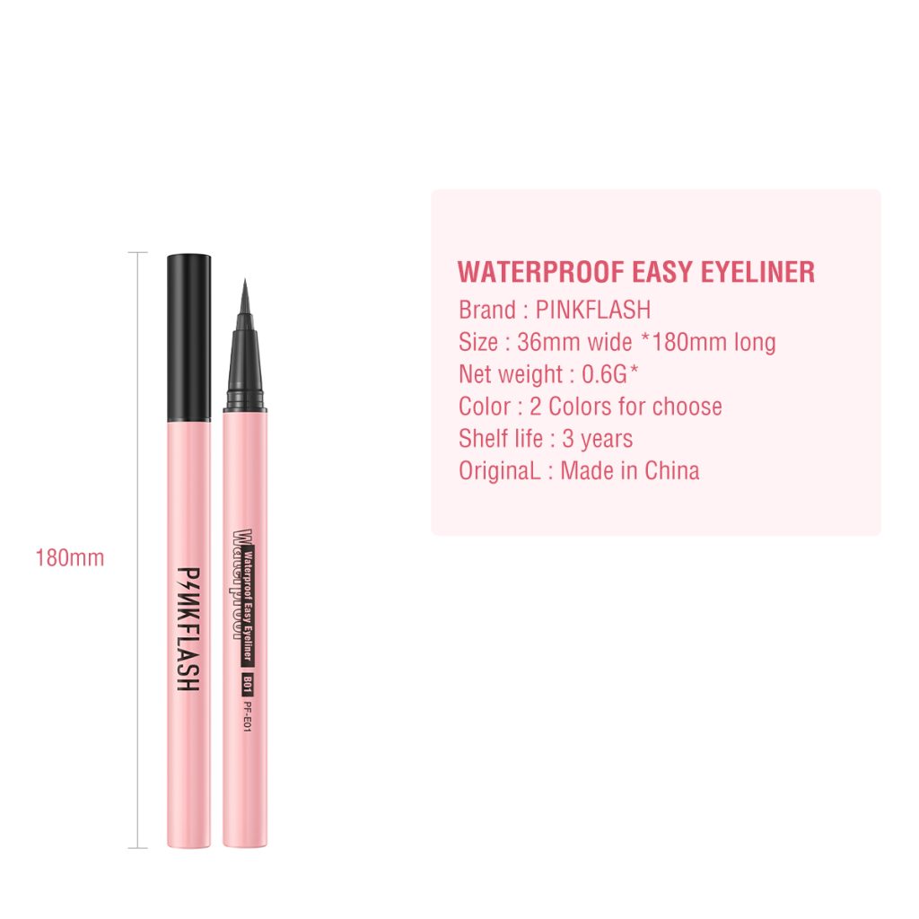 EYE LINER WATERPROOF EP01 – Wasserfester Augenmarker Mit Stift, Für Präzise Linien