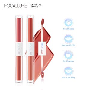 Focallure Multicolor 2-In-1 Lipstick & Lip Gloss